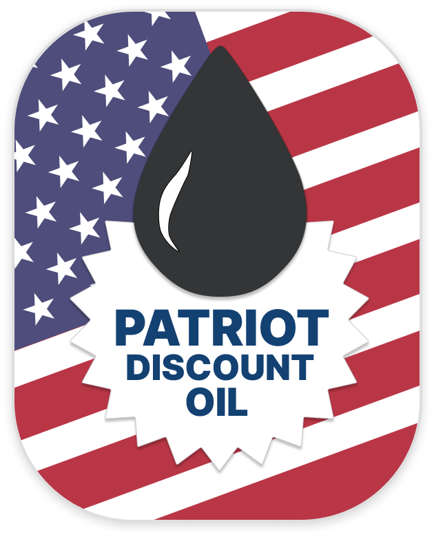 patriot discount oil company logo